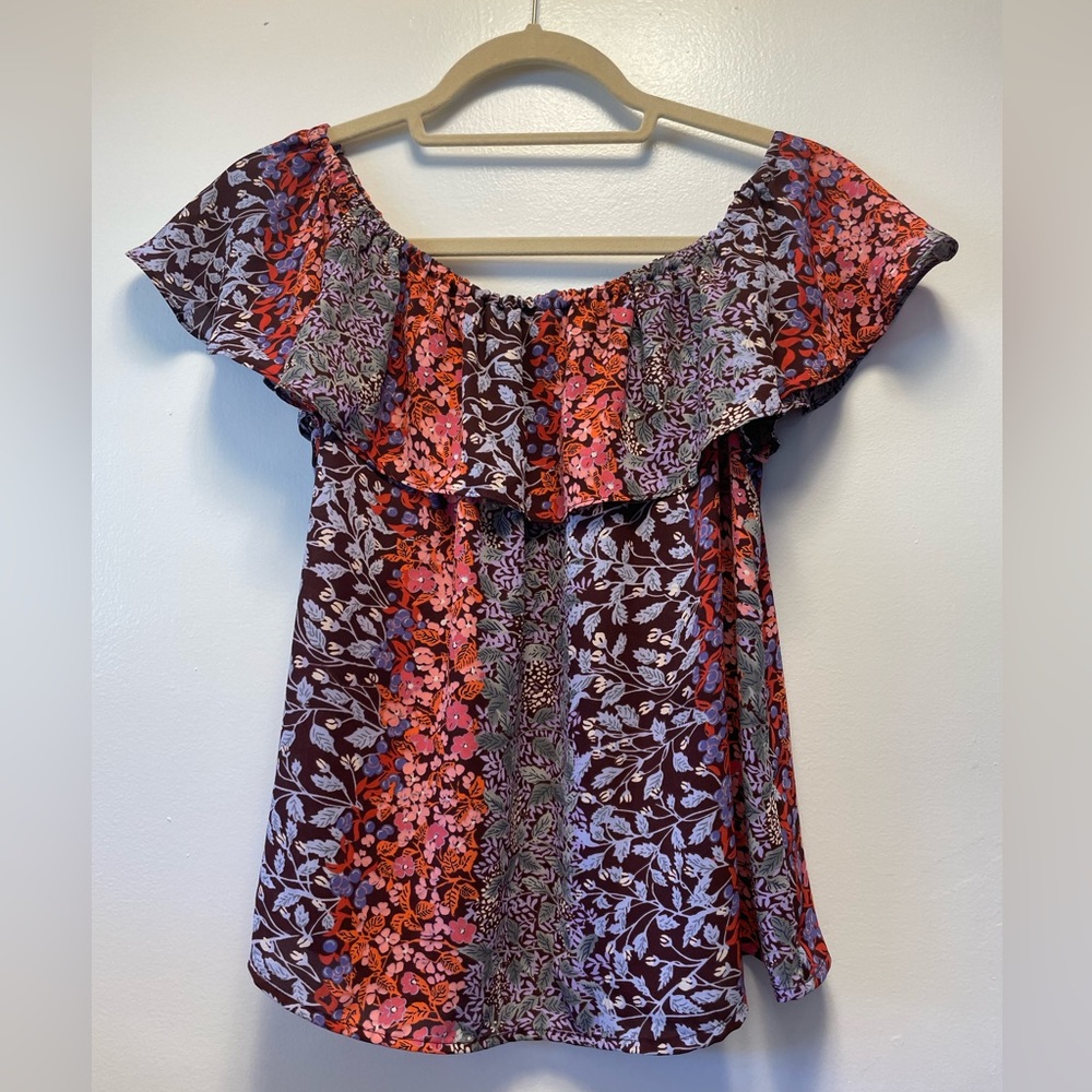 Anthropologie Maeve Off the Shoulder Top size XS
